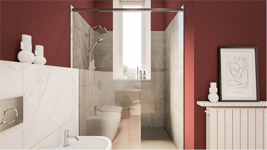 Bagno doppio lavabo